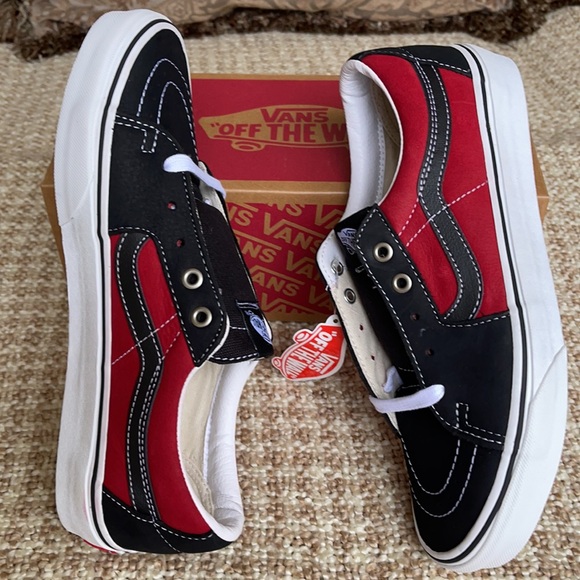 Vans Sk8-Low Leather black/chili pepper WMNS - Picture 11 of 16